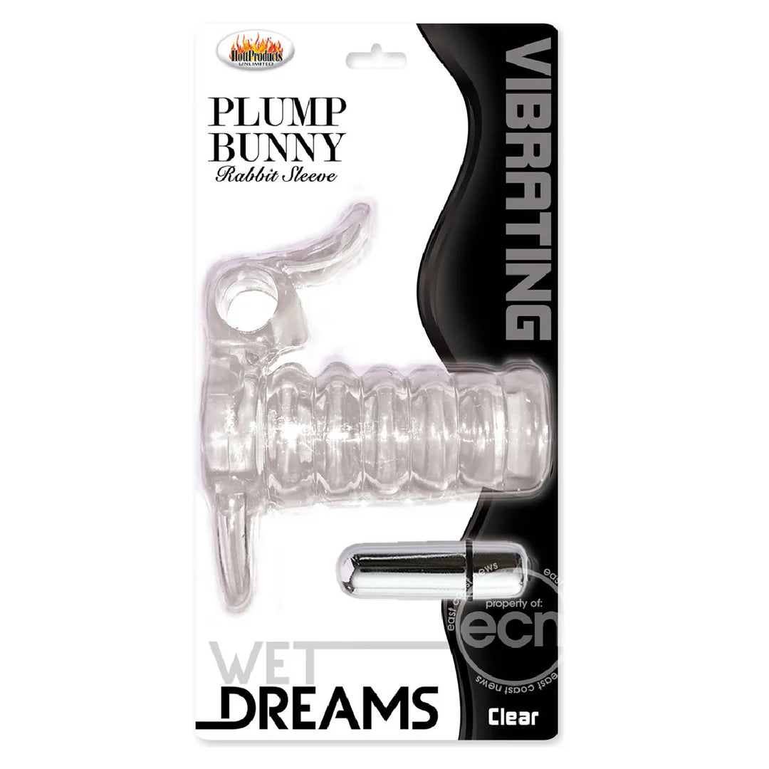 Extensor Vibrador Plump Bunny con Anillo y Estimulación