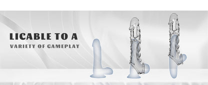 Extensor Vibrador Titan Pulse con Anillo Texturizado