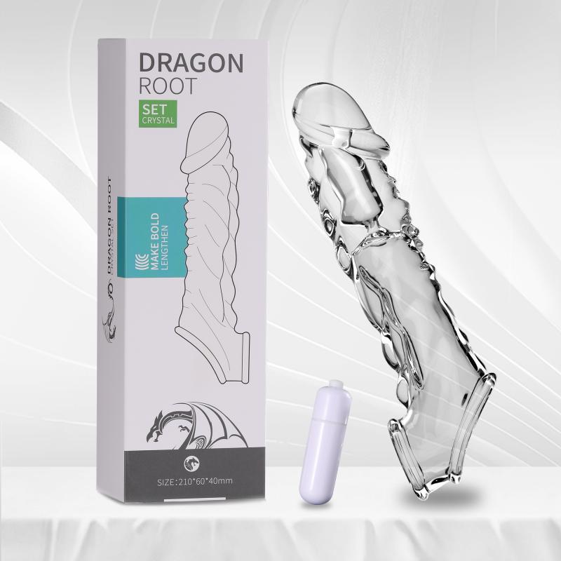 Extensor Vibrador Titan Pulse con Anillo Texturizado