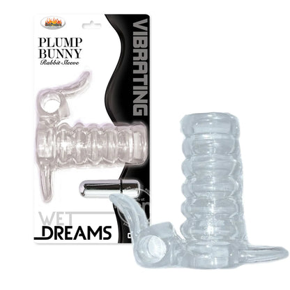 Extensor Vibrador Plump Bunny con Anillo y Estimulación