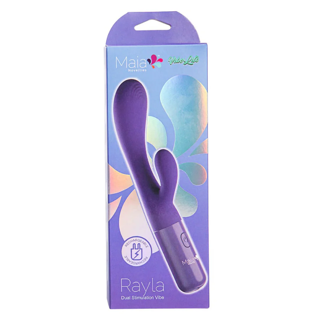 Rayla Vibrador Dual de Silicona Recargable