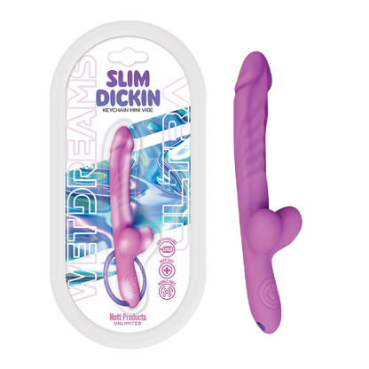 Slim Dickin Keychain Mini Vibrador