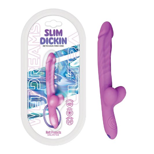 Slim Dickin Keychain Mini Vibrador