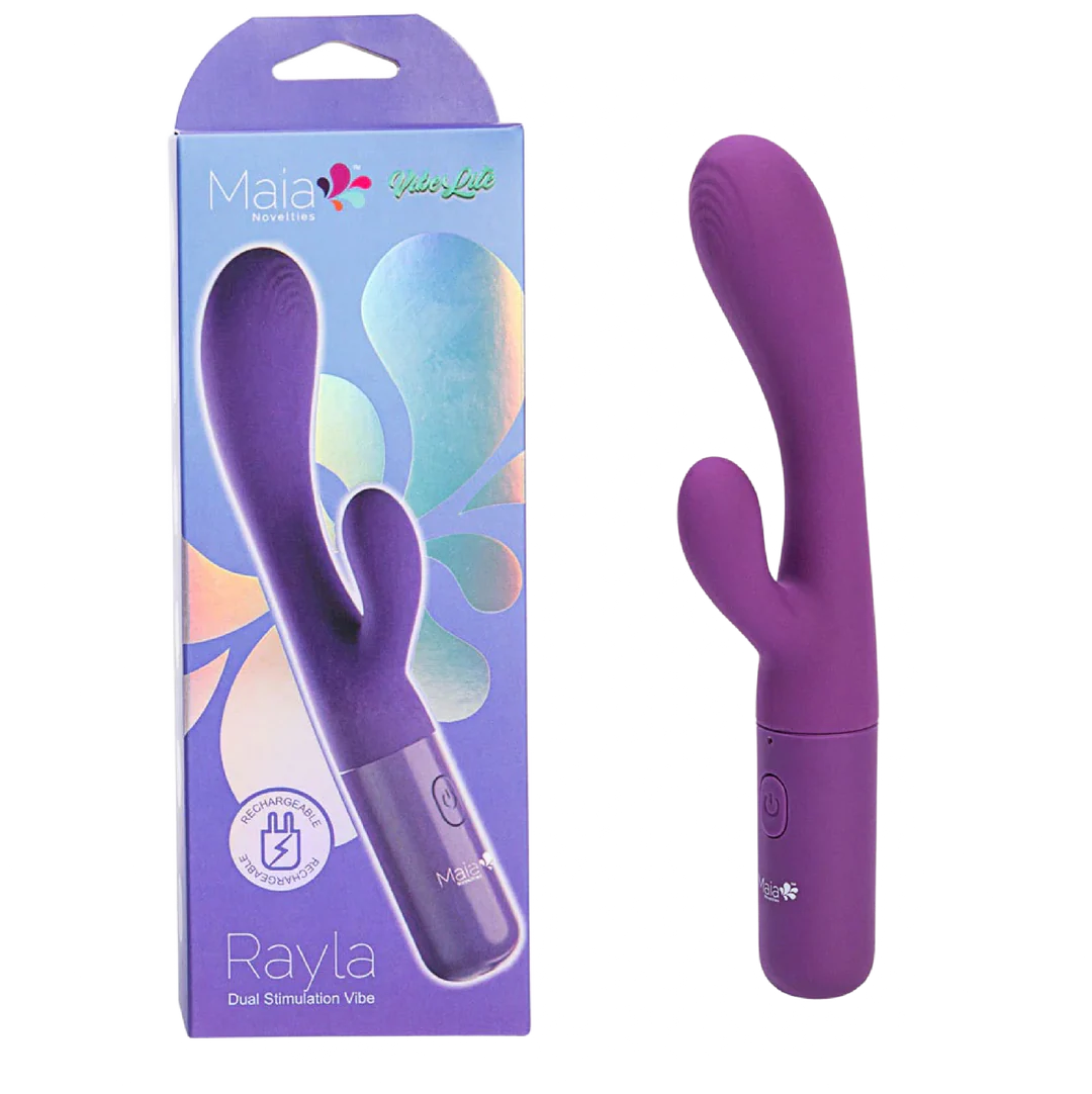Rayla Vibrador Dual de Silicona Recargable