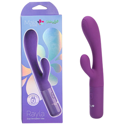 Rayla Vibrador Dual de Silicona Recargable