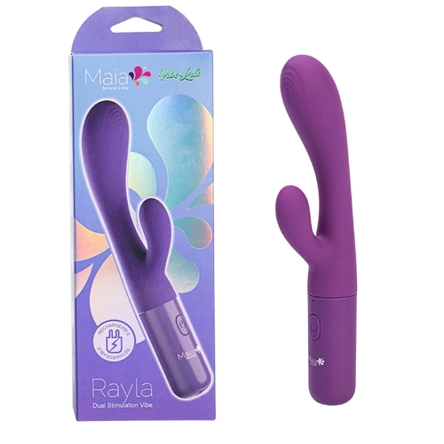 Rayla Vibrador Dual de Silicona Recargable