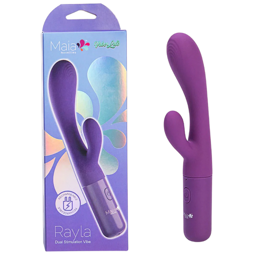 Rayla Vibrador Dual de Silicona Recargable