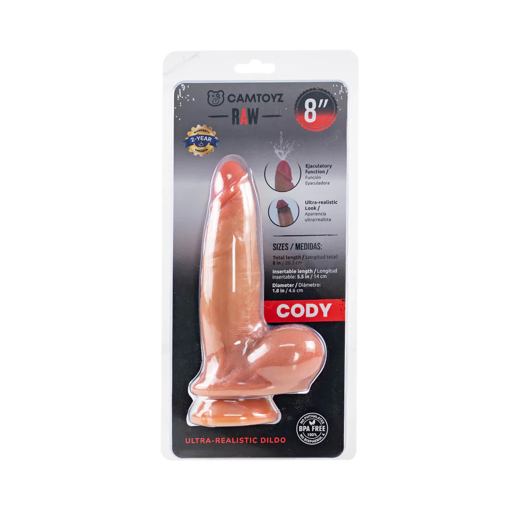 Dildo RealFeel Cody 8”