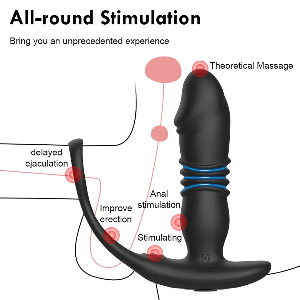 Anillo Vibrador Dual (Prostata y Miembro)