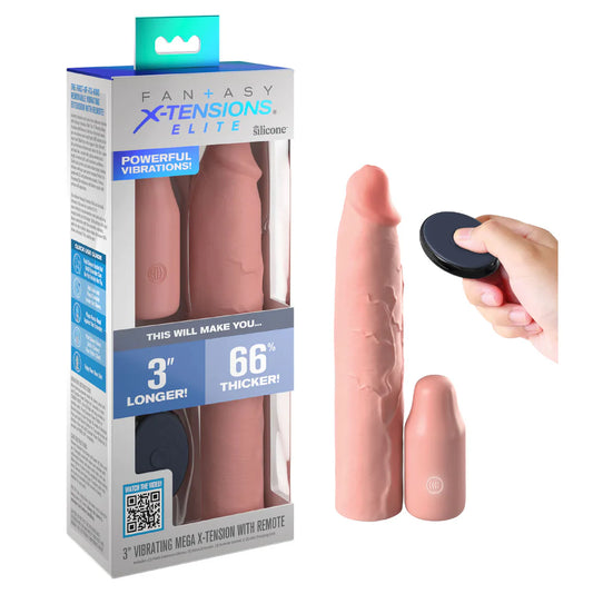 Extensor Vibrador X-Tensions Elite con Control Remoto