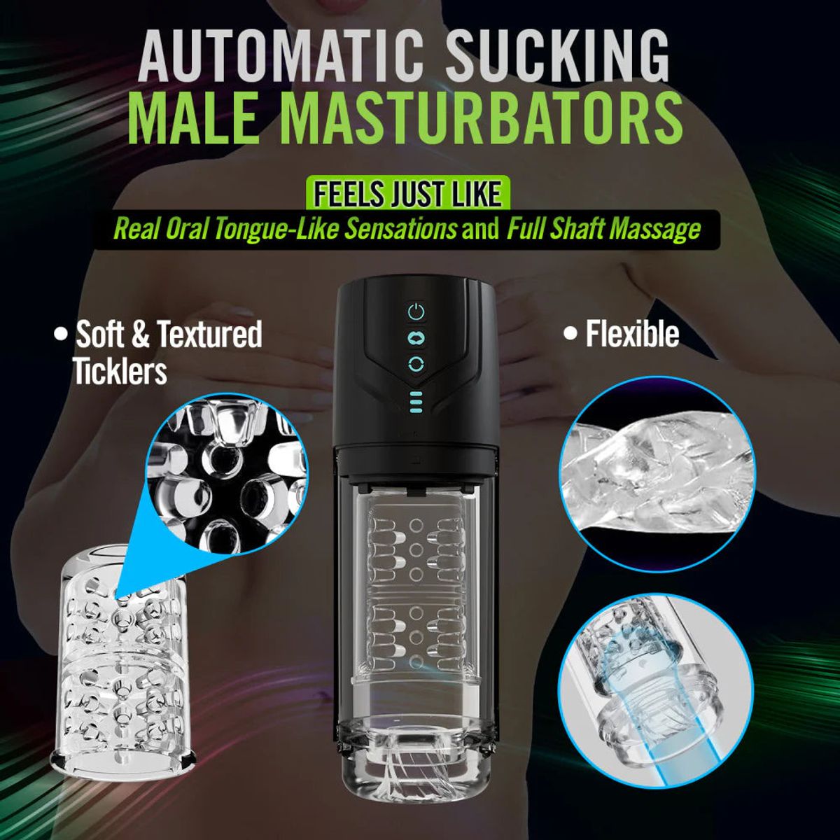 Masturbador M for Men - Whirlwind Pro