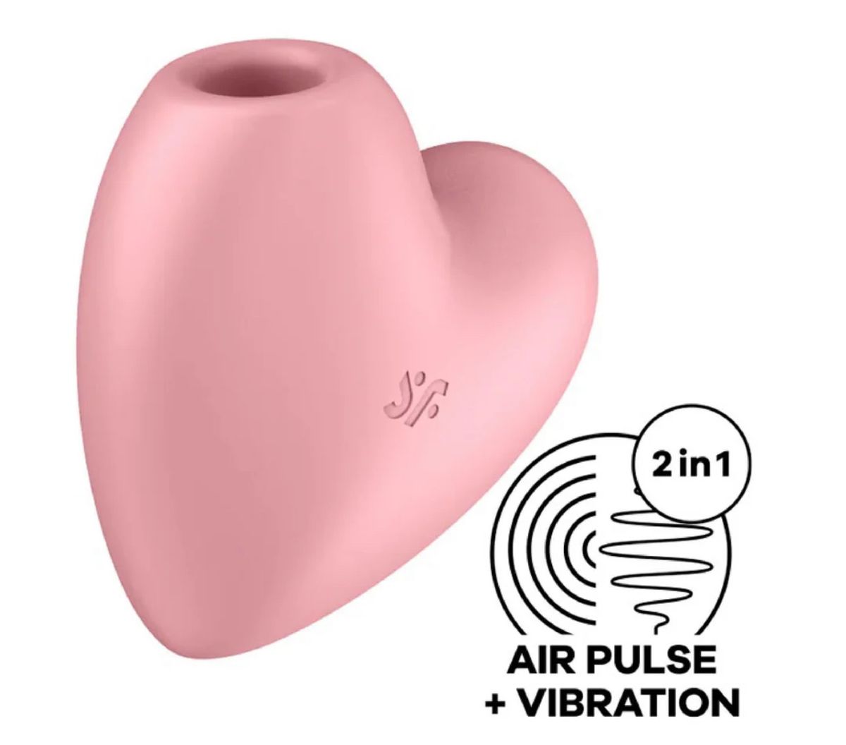 Satisfyer Cutie Heart-Light Red