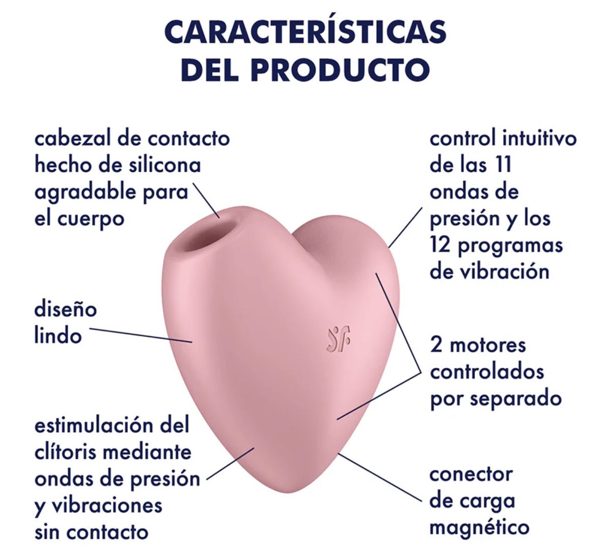 Satisfyer Cutie Heart-Light Red