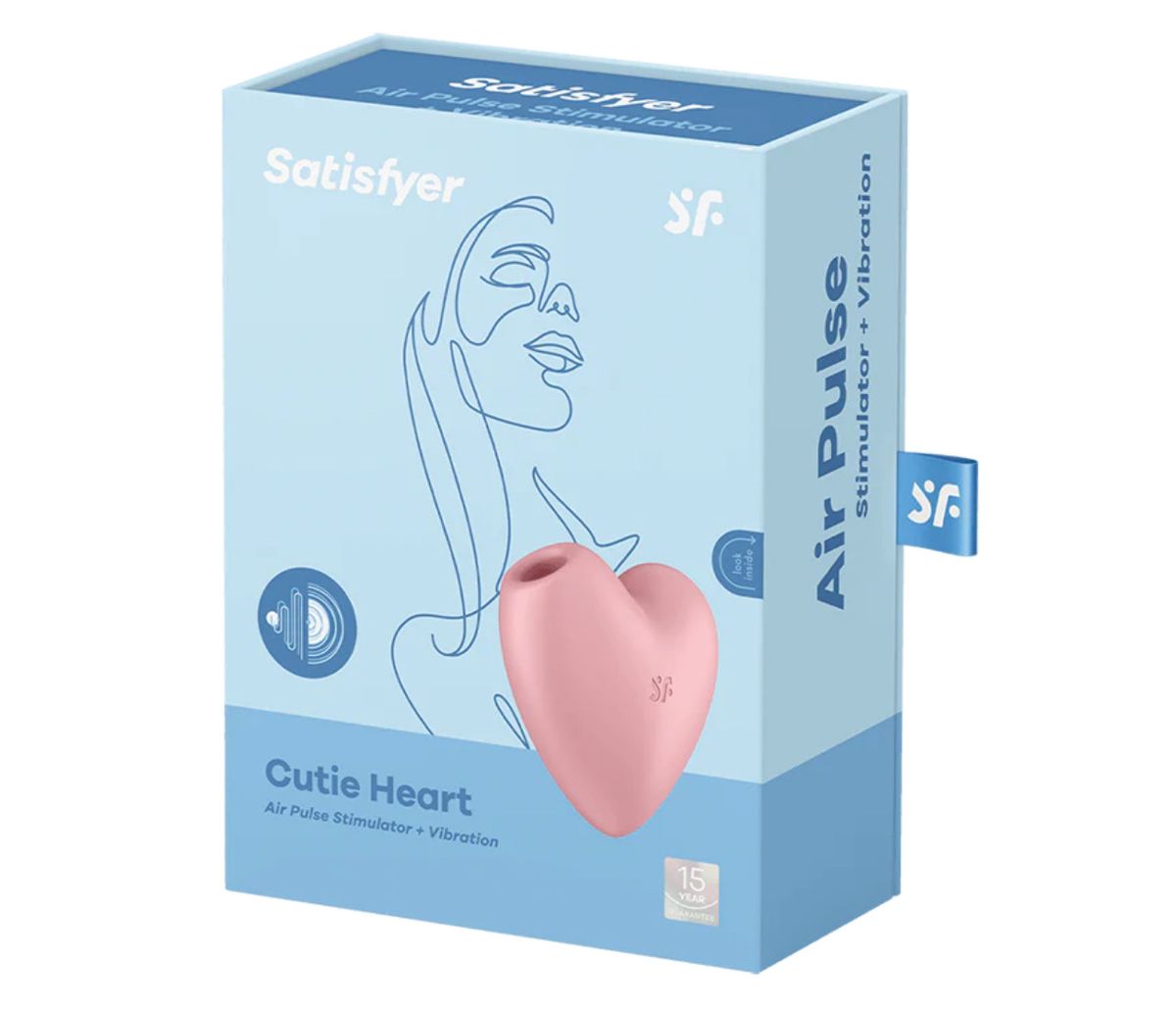 Satisfyer Cutie Heart-Light Red